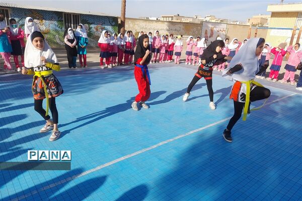 شور ونشاط در مدارس شهرستان آباده در هفته تربیت‌بدنی