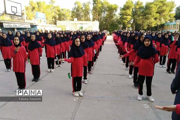 المپیاد ورزشی درون مدرسه‌ای در دبیرستان دخترانه حاج علی اکبر بهادر گراشی