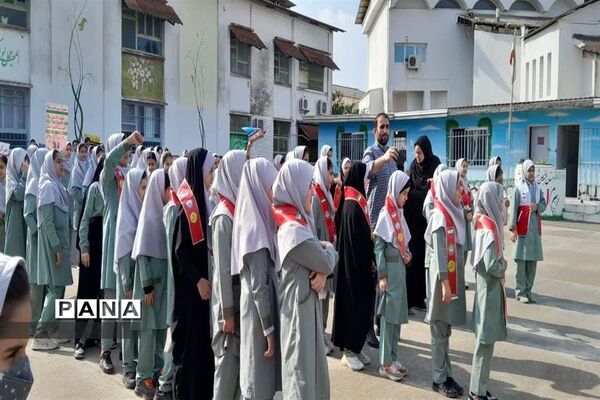 زنگ نمادین پویش طوفان آب در محمود‌آباد