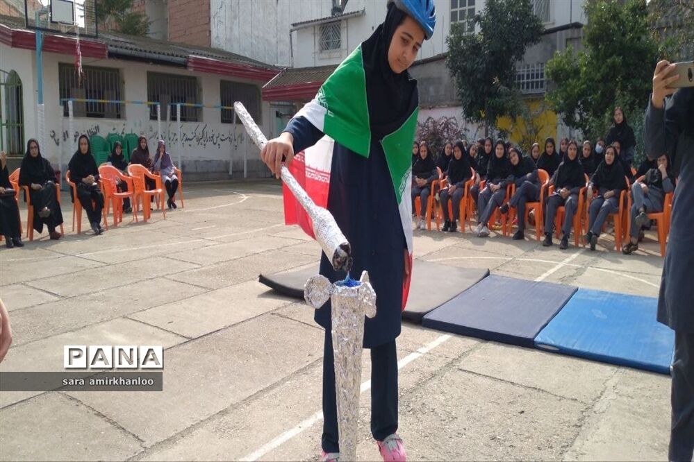 المپیاد ورزشی در دبیرستان عصمت گلوگاه