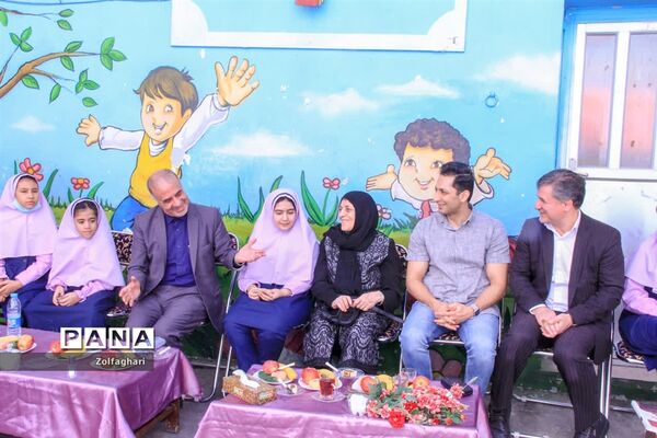 کلنگ زنی مدرسه خیرساز یاران خمینی منطقه ۱۳