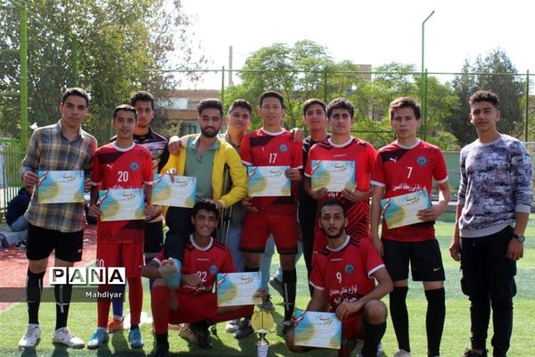 برگزاری مسابقه فوتبال بین مدارس شهر جوادآباد