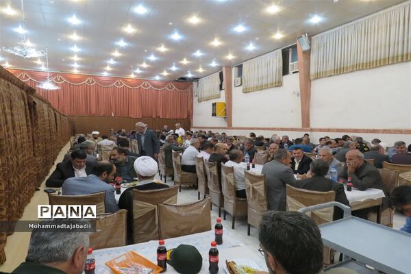 مراسم تکریم خدام موکب امام رضا (ع) شهرستان سبزوار