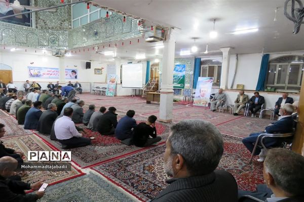 مراسم تکریم خدام موکب امام رضا (ع) شهرستان سبزوار