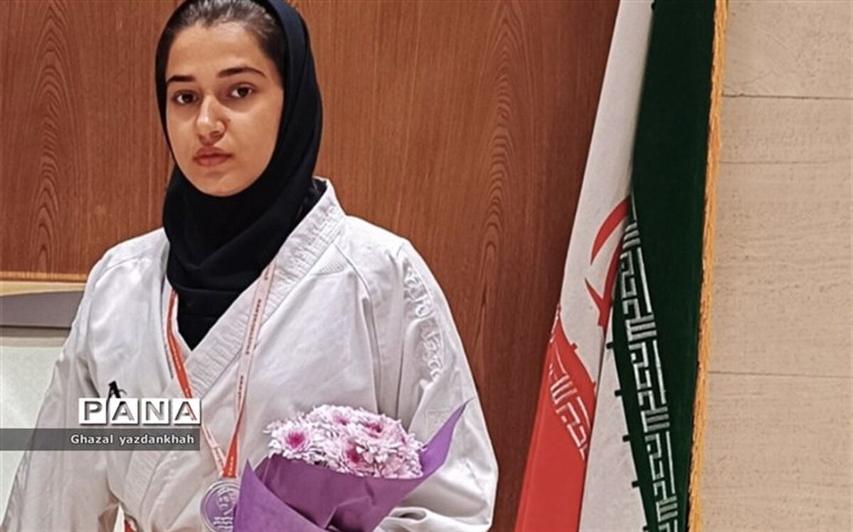 درخشش دانش‌آموز استان خراسان رضوی، در مسابقات کشوری کاراته