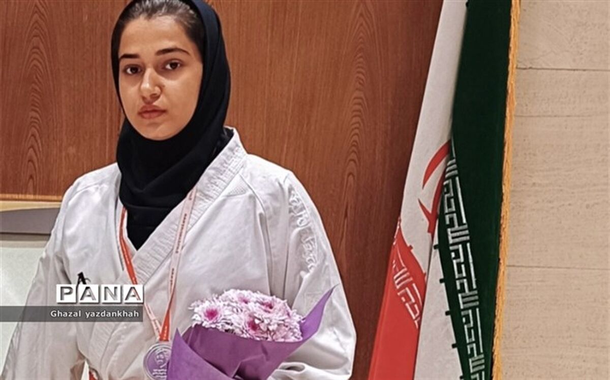 درخشش دانش‌آموز استان خراسان رضوی، در مسابقات کشوری کاراته