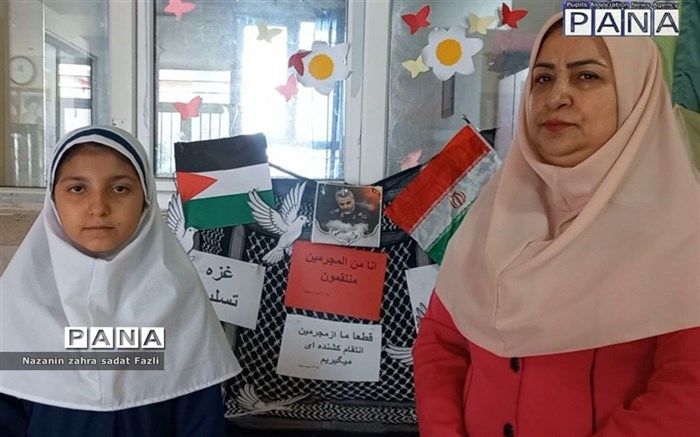 دانش‌آموزان و فرهنگیان برای حمایت از غزه  صدای اعتراضشان را به گوش جهانیان می‌رسانند/فیلم