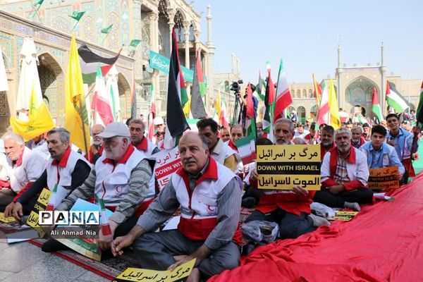 تجمع «مرهمی برای غزه» در قم