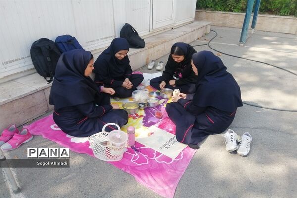 اردوی درون‌ مدرسه‌ای با موضوع سفره سلامت در مدارس شهریار