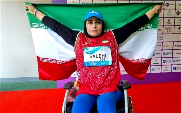 الهام صالحی در پرتاب دیسک بازی‌های پاراآسیایی طلایی شد