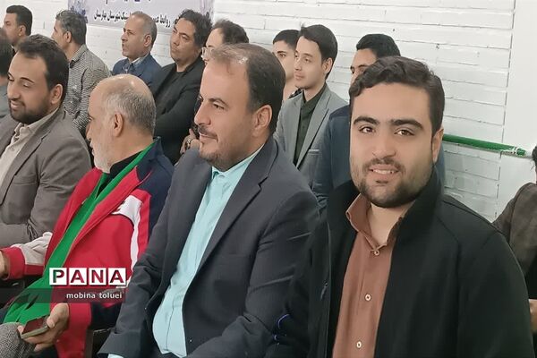 آیین افتتاح خانه ژیمناستیک در شهرستان بهارستان