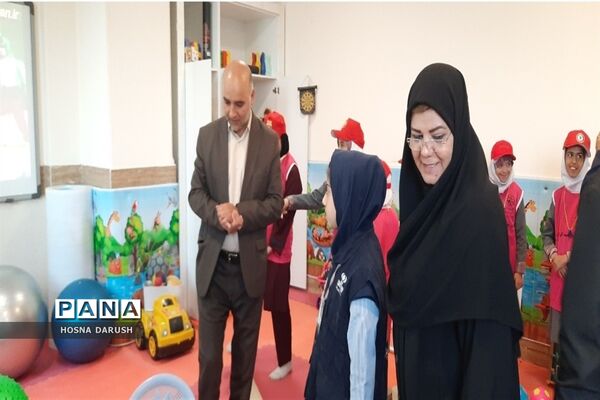 افتتاحیه اتاق بازی و تربیت‌بدنی در پیش دبستانی و دبستان شهید شکفته