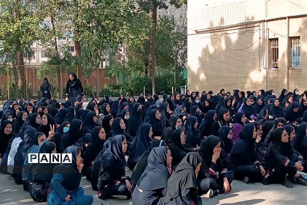 برگزاری المپیاد ورزشی در دبیرستان دخترانه کوثر قرچک