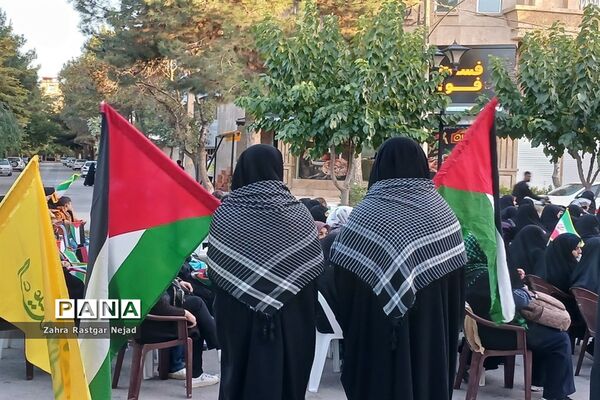 مراسم‌ حمایت‌ از‌مردم‌ مظلوم‌ فلسطین شهرستان بجنورد