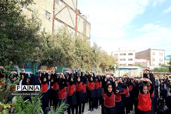 المپیاد ورزشی در مدرسه محراب شهرستان‌قرچک