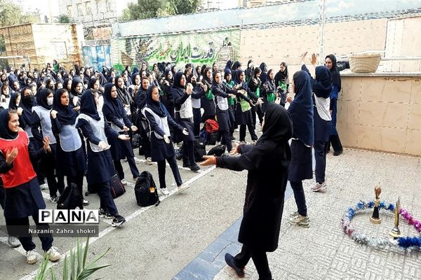 المپیاد ورزشی در مدرسه محراب شهرستان‌قرچک