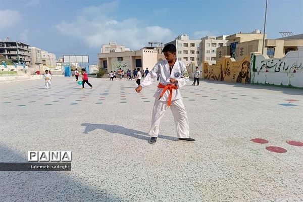 المپیاد ورزشی درون مدرسه‌ای در شهرستان قشم