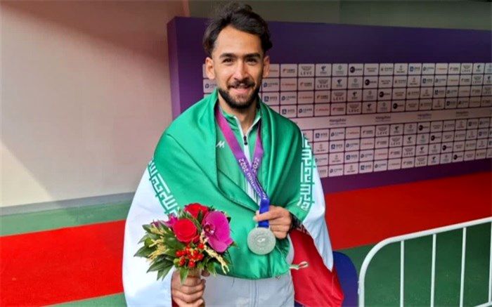 مهدی مرادی در پرش طول نقره گرفت