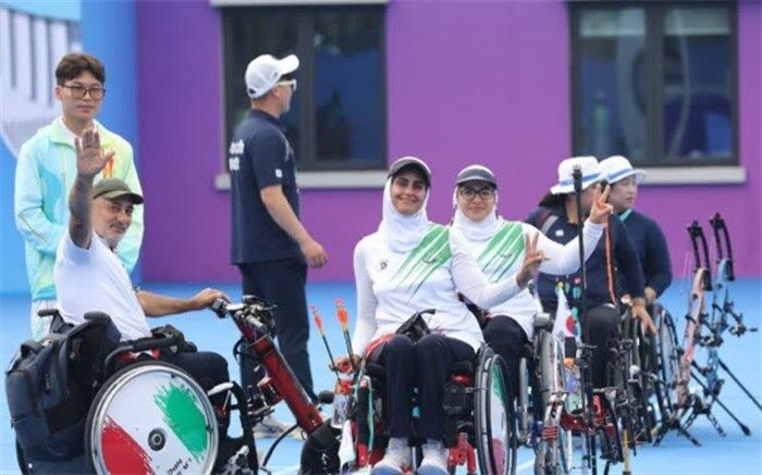 ایران در مسابقات دوبل کامپوند بانوان به مدال برنز رسید