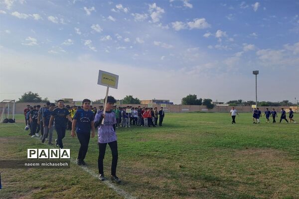 آیین افتتاحیه چهل و یکمین دوره المپیاد ورزشی درون مدرسه‌ای در شهرستان شادگان