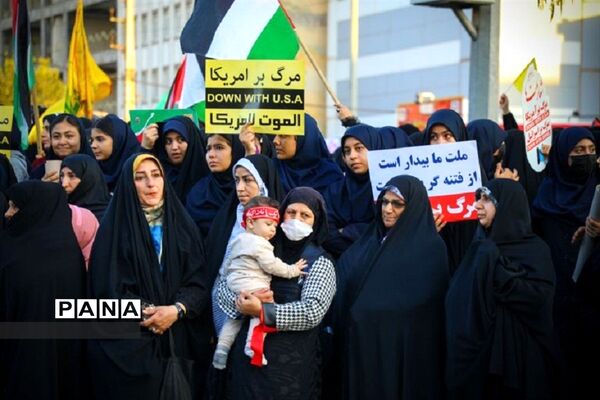 تجمع مردم غیور و انقلابی شهرستان فردیس در حمایت از مردم فلسطین
