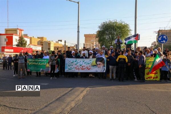 تجمع مردم غیور و انقلابی شهرستان فردیس در حمایت از مردم فلسطین