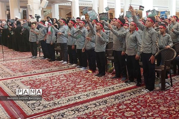 بزرگداشت شهدای دانش‌آموز حادثه تروریستی حرم مطهر احمد بن موسی (ع)