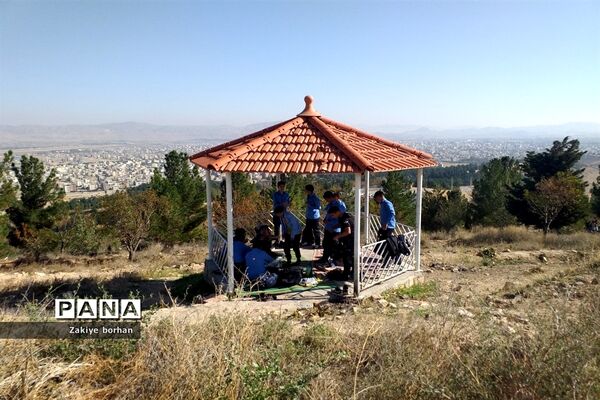 اردوی یک روزه تشکیلاتی پیشتازان دبیرستان شهید آل نبی شهرستان بجنورد