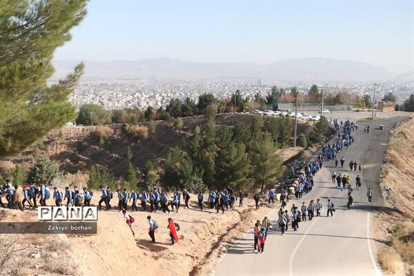 اردوی یک روزه تشکیلاتی پیشتازان دبیرستان شهید آل نبی شهرستان بجنورد