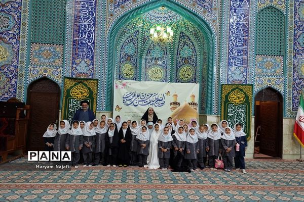 مراسم پیوند مدرسه و مسجد دبستان حاجیه خانم نوری ملارد