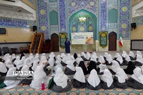 مراسم پیوند مدرسه و مسجد دبستان حاجیه خانم نوری ملارد