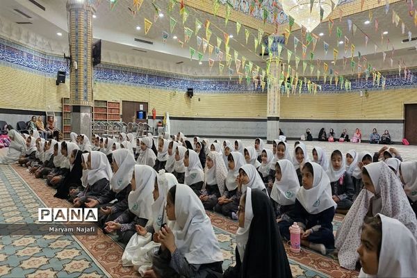 مراسم پیوند مدرسه و مسجد دبستان حاجیه خانم نوری ملارد