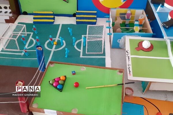 نمایشگاه دست‌سازه‌های ورزشی دانش‌آموز شهرستان پردیس