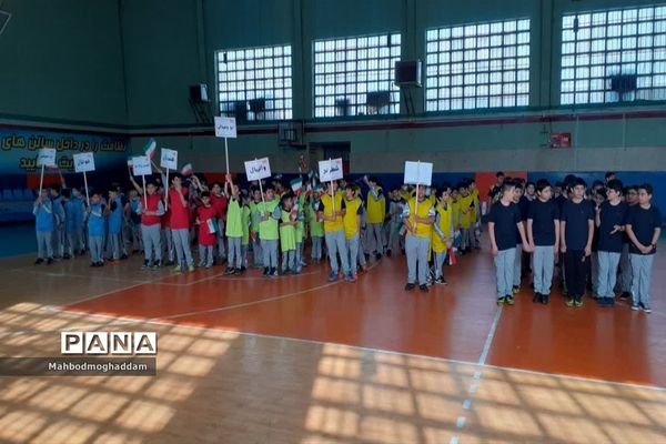 افتتاحیه المپیادورزشی درون مدرسه‌ای دبستان پسرانه علوی منطقه ۱۳