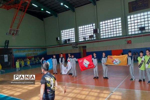 افتتاحیه المپیادورزشی درون مدرسه‌ای دبستان پسرانه علوی منطقه ۱۳