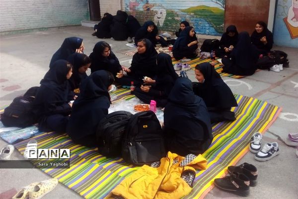 جشنواره غذای سالم در مدرسه عارفه شهر اراک