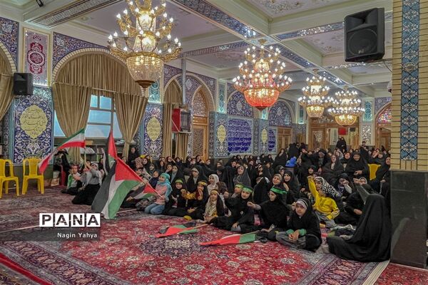 تجمع مادران استان مرکزی برای ابراز همدردی با مادران غزه