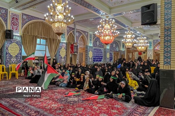 تجمع مادران استان مرکزی برای ابراز همدردی با مادران غزه