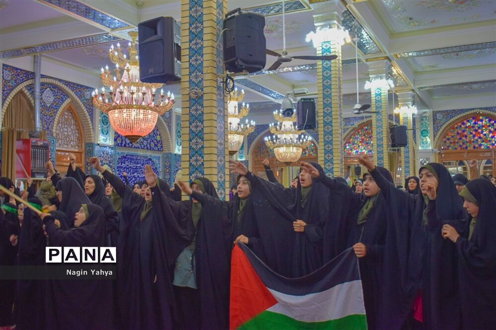تجمع مادران استان مرکزی برای ابراز همدردی با مادران غزه