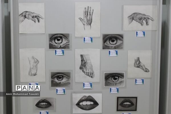 برپایی نمایشگاه نقاشی نگارستان آسمان در بافق