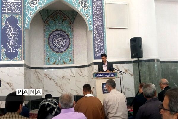 حمایت از فلسطین در نماز جمعه شهرستان شهریار