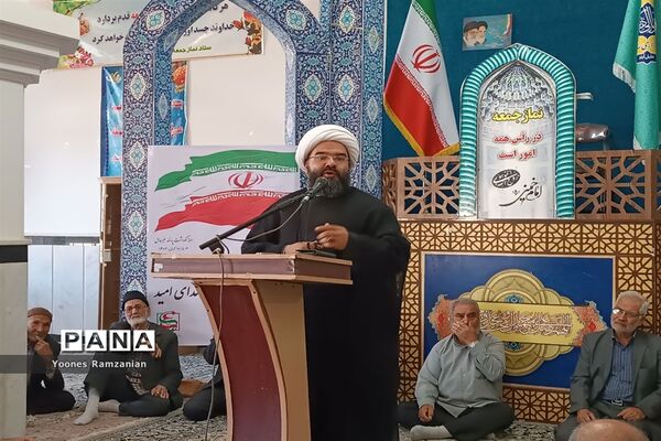 برگزاری نماز عبادی سیاسی جمعه درشهرستان خلیل‌آباد
