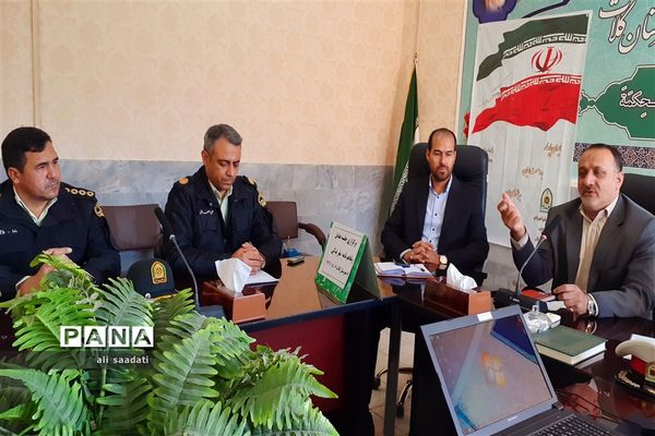 برگزاری جلسه توجیهی و آموزشی آموزش فرهنگ ترافیک و پدافند غیر عامل ویژه رانندگان سرویس‌های دانش‌آموزی مدارس شهرستان کلات