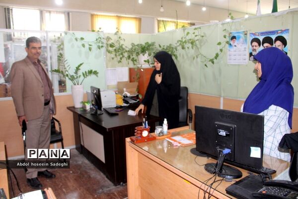 بازدید سرزده معاون پرورشی و فرهنگی اداره‌کل آموزش و پرورش استان بوشهر از سازمان دانش‌آموزی استان