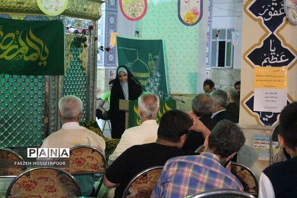 محفل شعر آیینی امام رضایی در امامزاده حضرتین