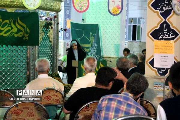محفل شعر آیینی امام رضایی در امامزاده حضرتین