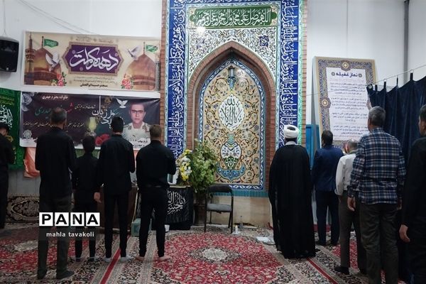 مراسم ختم و تجلیل شهید‌مرزبانی ناصر حیدری دژ در حسینیه حضرت ابوالفضل(ع)