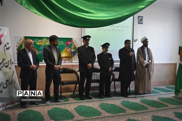 حضور خدام حرم رضوی درهنرستان کارو دانش الزهرای بهاباد