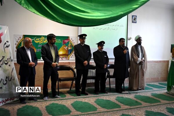 حضور خدام حرم رضوی درهنرستان کارو دانش الزهرای بهاباد