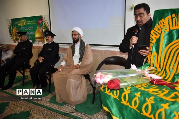 حضور خدام حرم رضوی درهنرستان کارو دانش الزهرای بهاباد